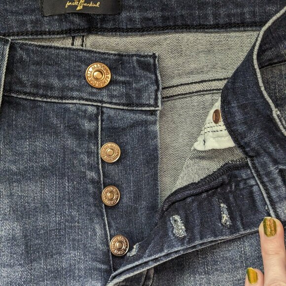 Left hand button fly 7fam - Josefina Ankle Jean - sz.27 - Picture 7 of 16